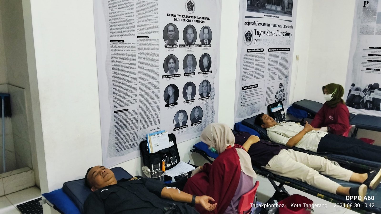 Peringati HUT RI ke-79, PWI Gandeng PMI Gelar Donor Darah