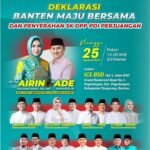 Pasangan Bakal Calon Kepala Daerah PDI Perjuangan di Banten Dideklarasikan Bersama